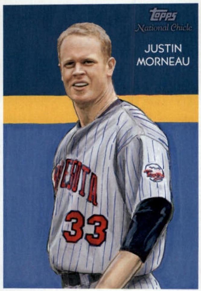 Justin Morneau #35 Baseball Cards 2010 Topps National Chicle
