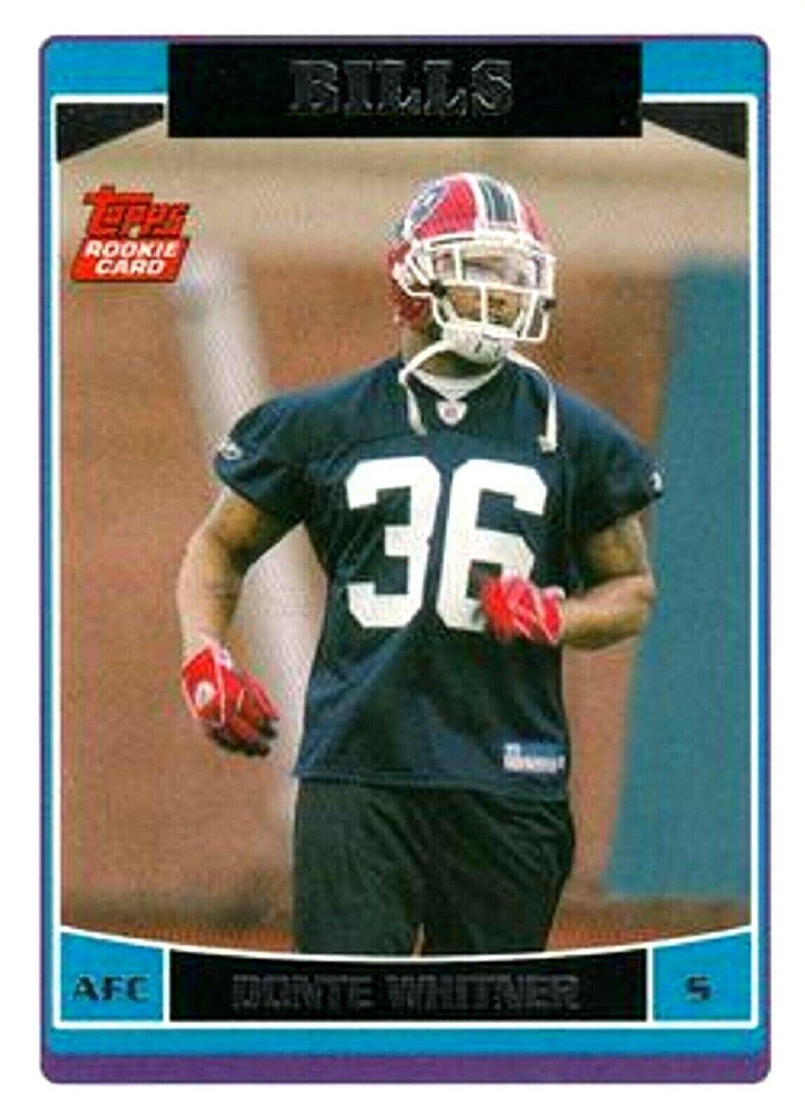 Donte Whitner #340 Football Cards 2006 Topps