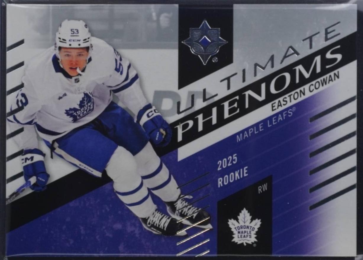 Easton Cowan #UP-EC 2025-26 Upper Deck Ultimate Collection Hockey Ultimate Phenoms