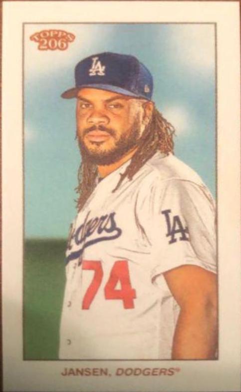 Kenley Jansen #14 - Wave 2 Baseball Cards 2021 Topps T206