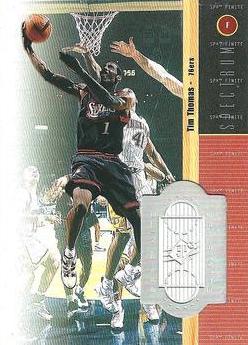 Tim Thomas #88 Basketball Cards 1998 Spx Finite Spectrum