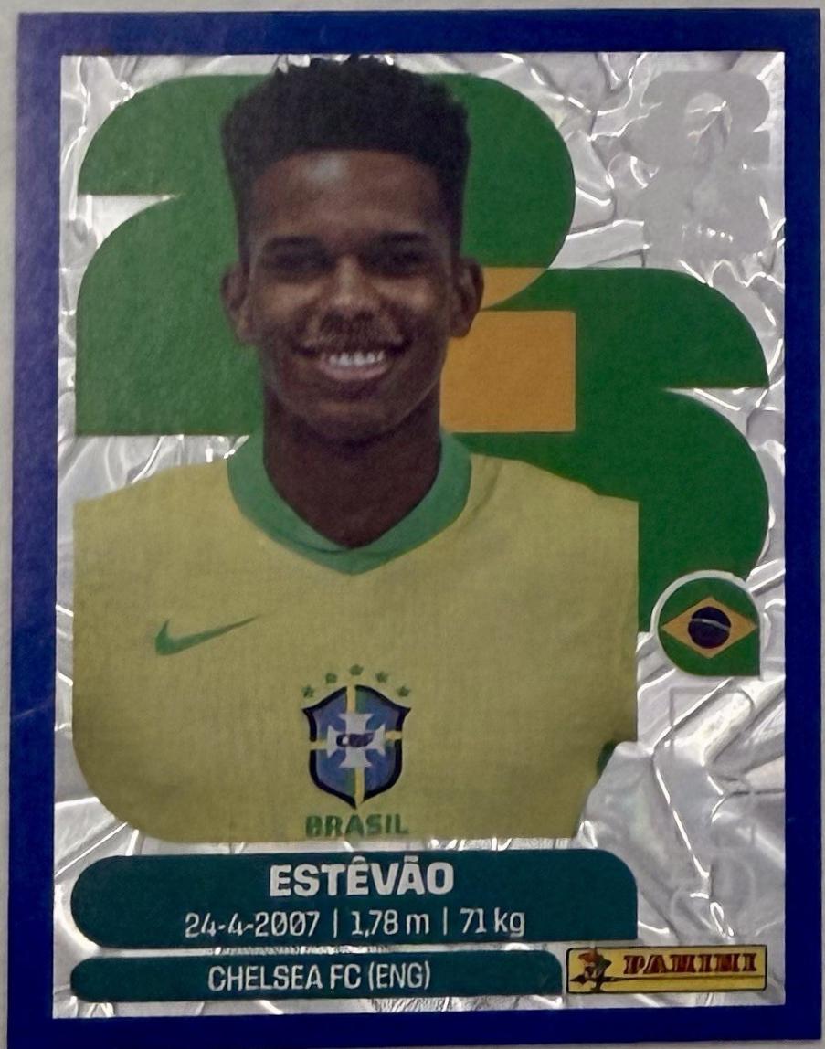 Estevao [Blue Crumple] #BRA20