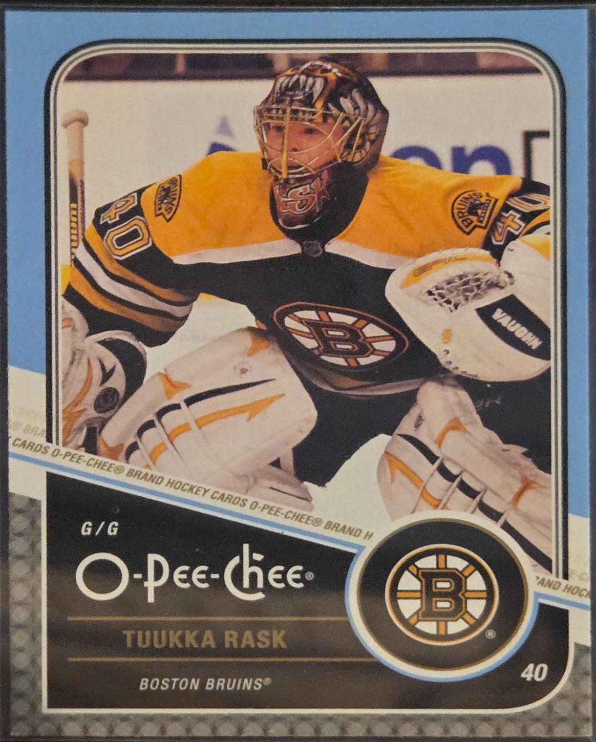 Tuukka Rask #375 Hockey Cards 2012 O-Pee-Chee