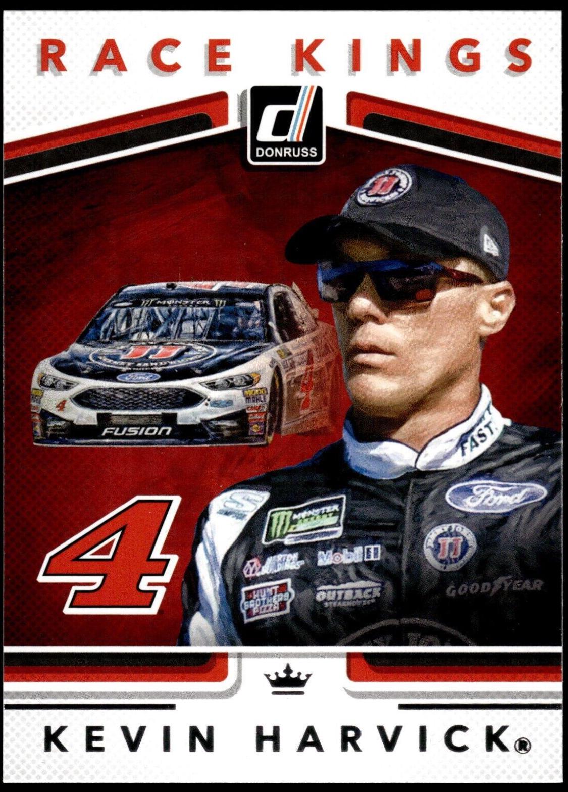 Kevin Harvick #7 Racing Cards 2018 Panini Donruss Nascar