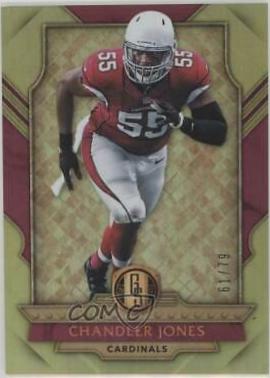 Chandler Jones #19 Football Cards 2017 Panini Gold Standard