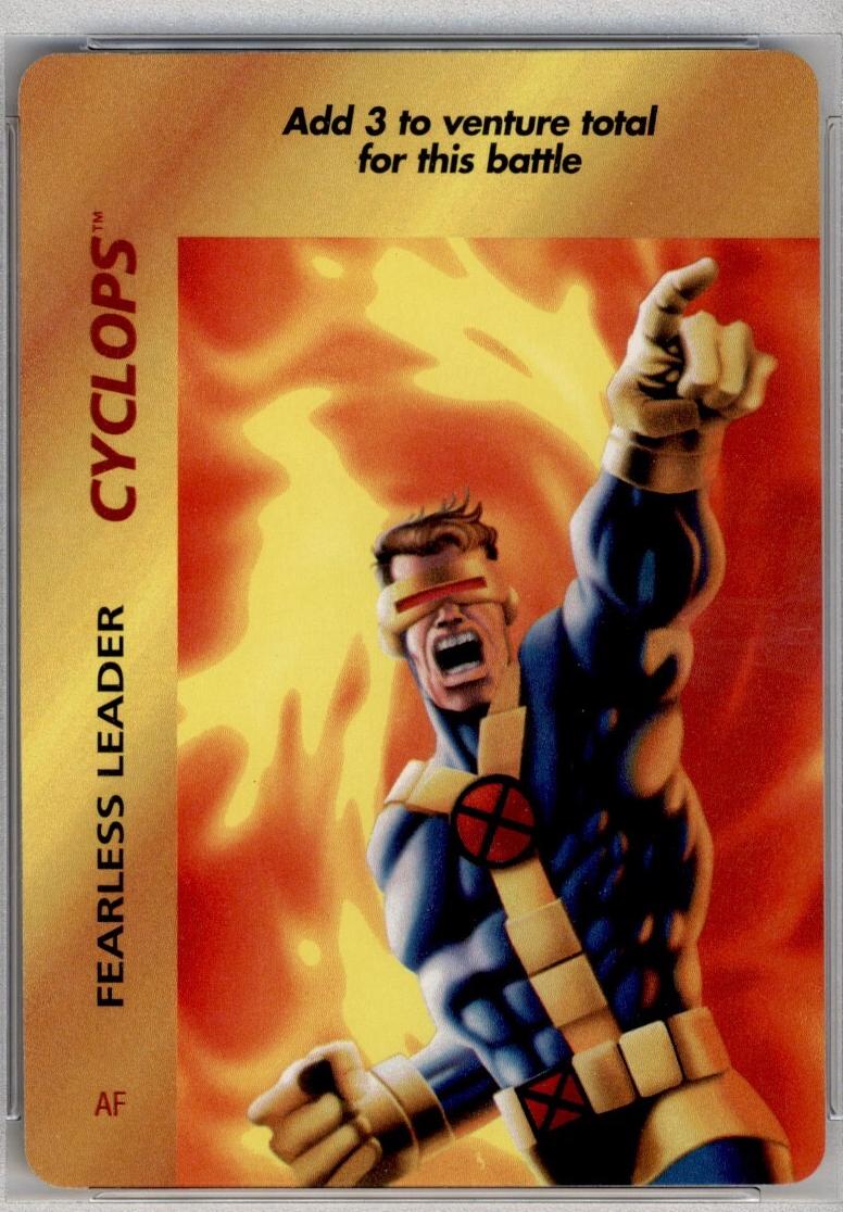 Cyclops: Fearless Leader Marvel 1995 Fleer Overpower