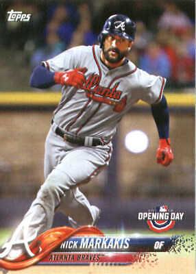 Nick Markakis #12 Baseball Cards 2018 Topps Opening Day