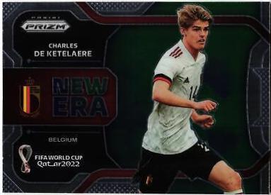 Charles De Ketelaere #1 Soccer Cards 2022 Panini Prizm World Cup New Era