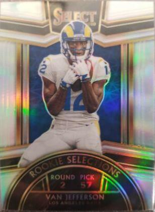 Van Jefferson Football Cards 2020 Panini Select Rookie Selections