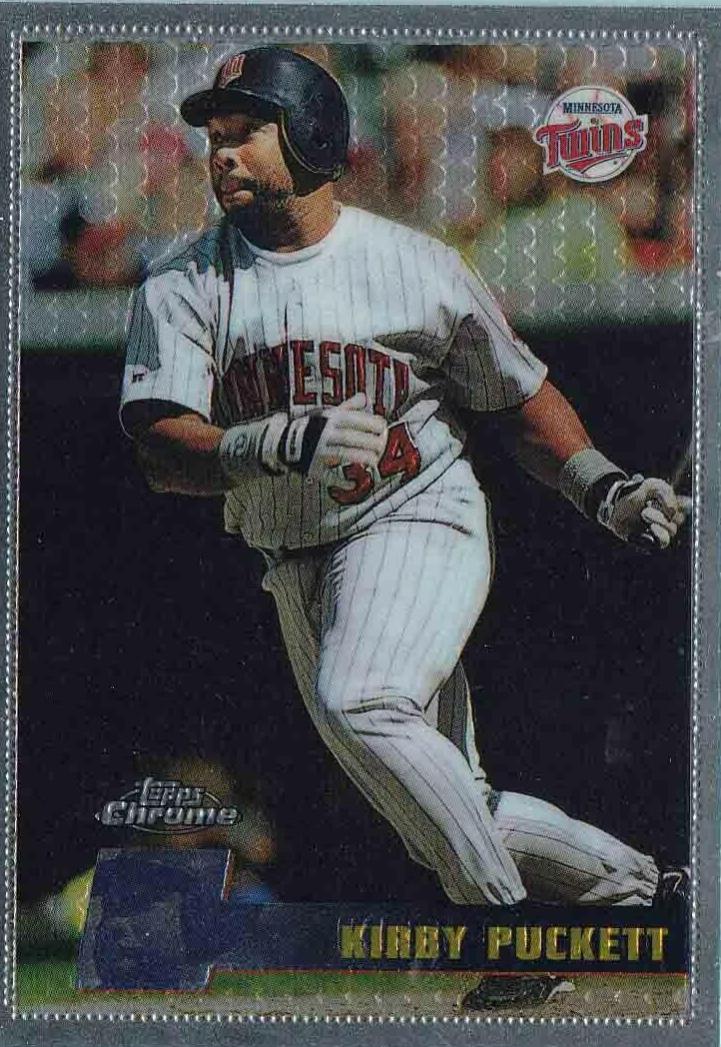Kirby Puckett #19 Baseball Cards 1996 Topps Chrome