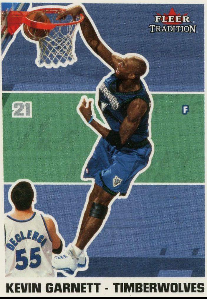 Kevin Garnett #3 Basketball Cards 2003 Fleer