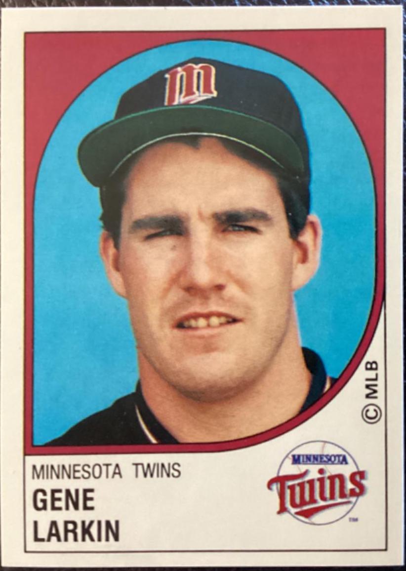 Gene Larkin #145 Baseball Cards 1988 Panini Stickers