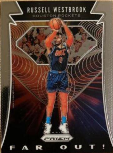 Russell Westbrook #4 Basketball Cards 2019 Panini Prizm Far Out