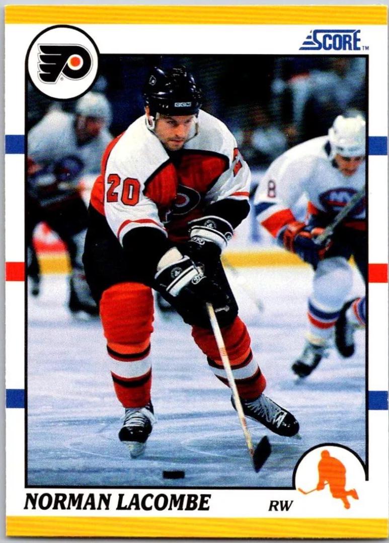 Norman Lacombe #99T Hockey Cards 1990 Score Rookie Traded