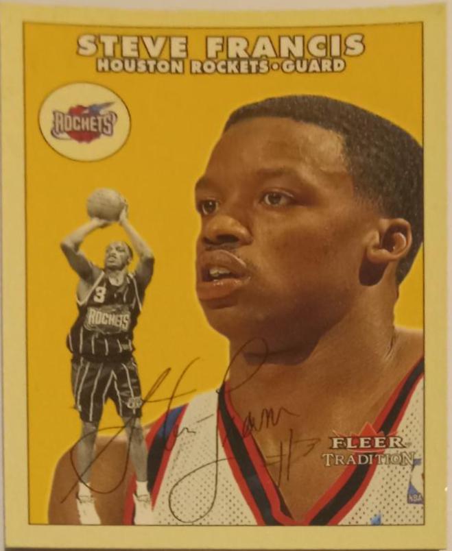 Steve Francis #5 Basketball Cards 2001 Fleer Tradition