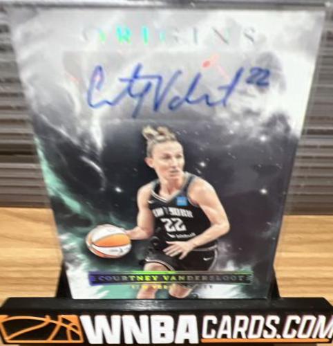 Courtney Vandersloot #OA-CVS Basketball Cards 2023 Panini Origins WNBA Autographs