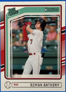 Roman Anthony #122 Baseball Cards 2024 Donruss