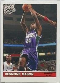 Desmond Mason #45 Basketball Cards 2005 Topps Bazooka