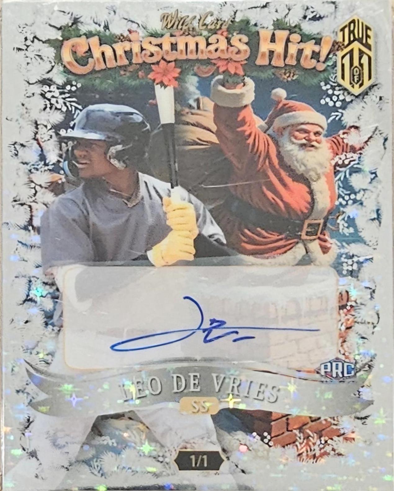 Leo De Vries #HHTSSA3-LVA 2025 Wild Card Holiday Hits Baseball