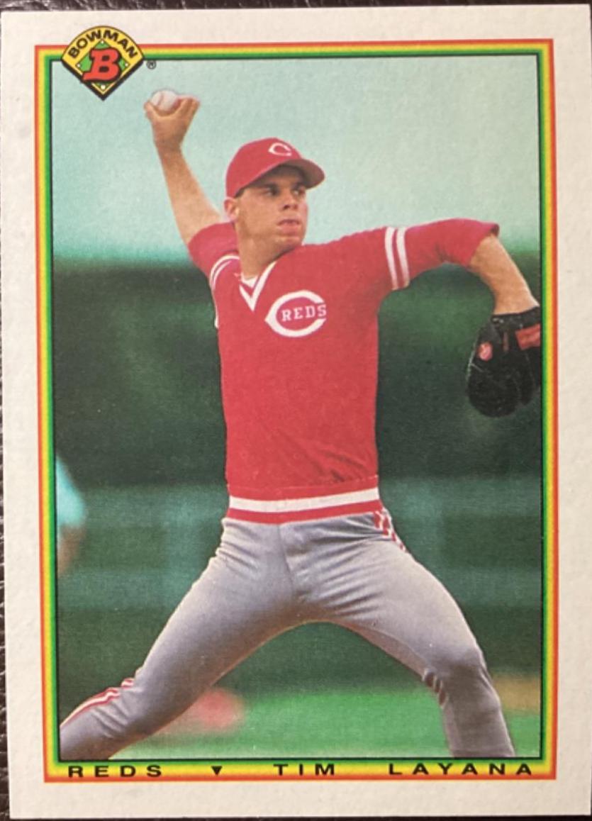 Tim Layana #41 Baseball Cards 1990 Bowman