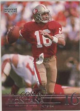 Joe Montana #75 2001 Upper Deck Legends Football