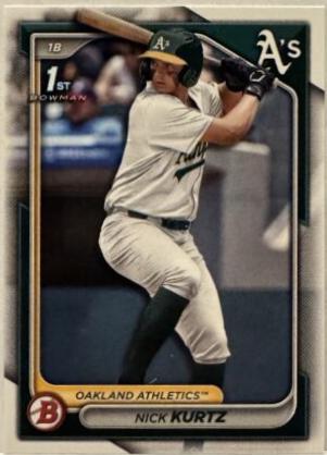 Nick Kurtz #BD-56 Baseball Cards 2024 Bowman Draft