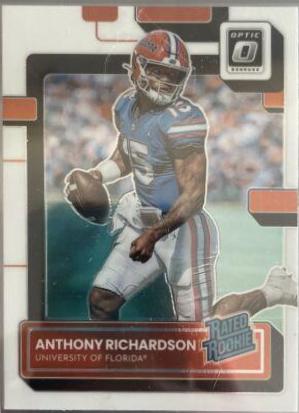 Anthony Richardson #11 Football Cards 2023 Panini Chronicles Draft Picks Donruss Optic Rated Rookie