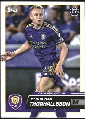 Dagur Dan Thorhallsson #3 Soccer Cards 2023 Topps MLS