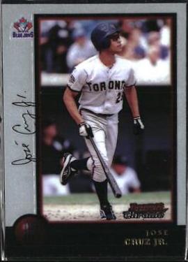 Jose Cruz Jr. #7 Baseball Cards 1998 Bowman Chrome