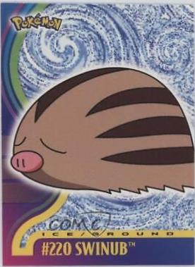 Swinub #220 Pokemon 2001 Topps Johto
