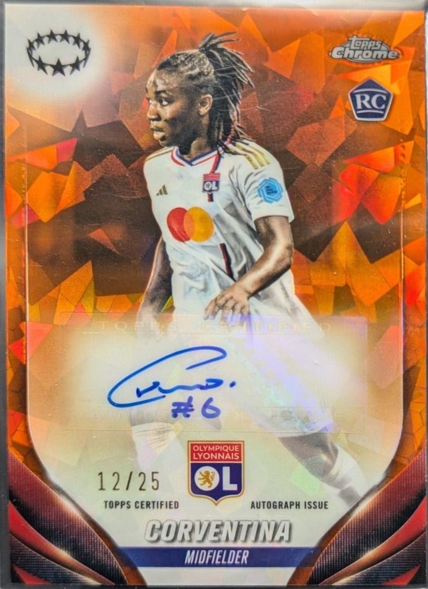 Corventina #A-CV Soccer Cards 2023 Topps Chrome UWCL Autograph