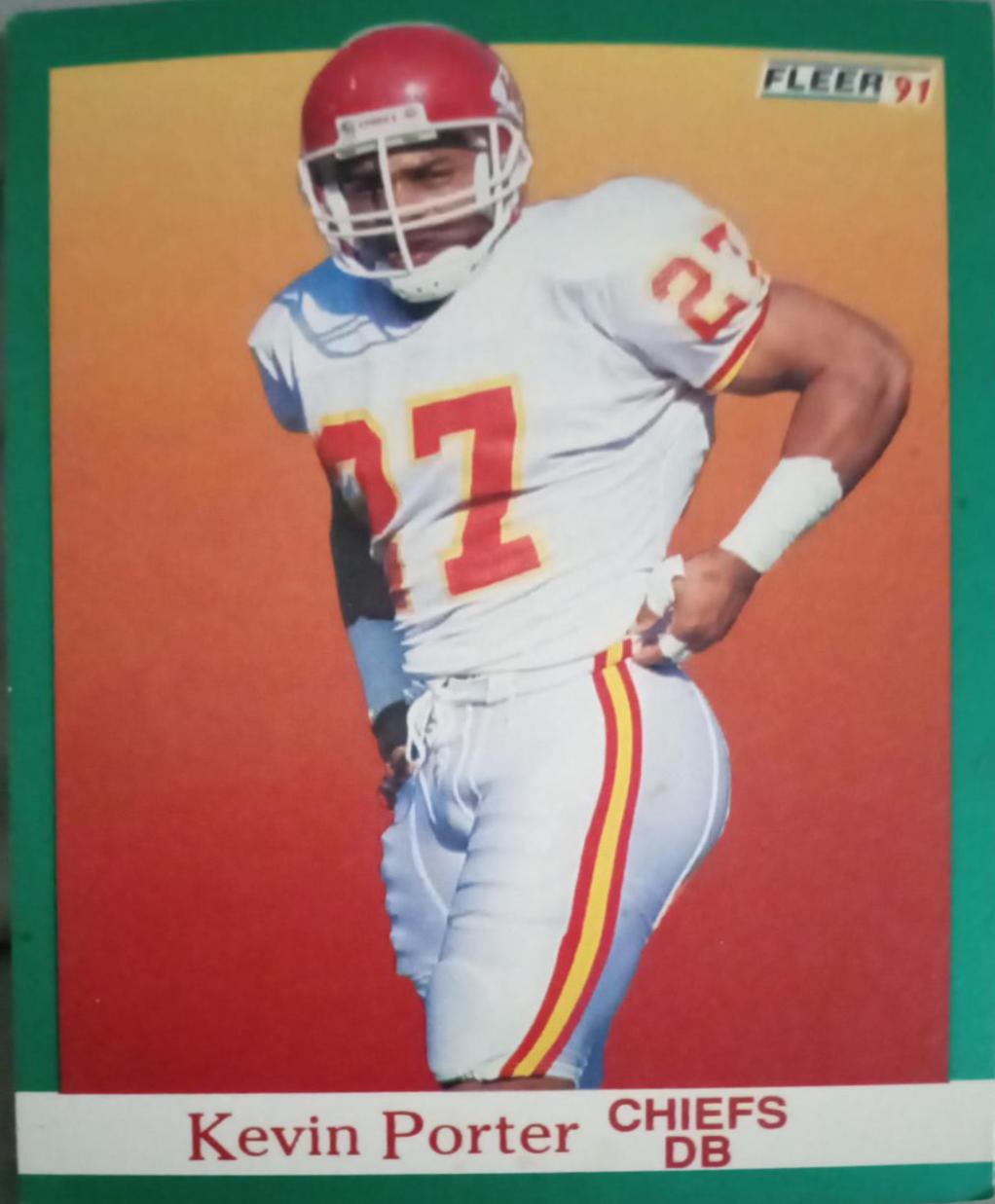 Kevin Porter #98 1991 Fleer Football