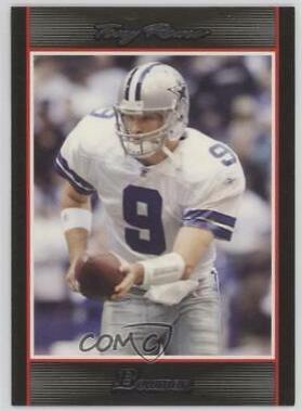 Tony Romo #9 Football Cards 2007 Bowman