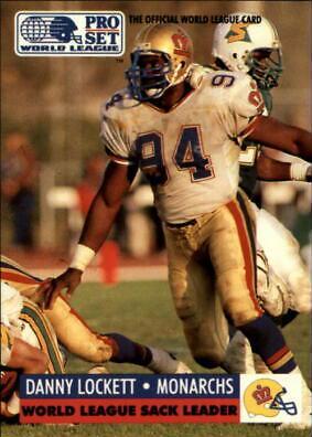 Danny Lockett #29 Football Cards 1991 Pro Set Wlaf