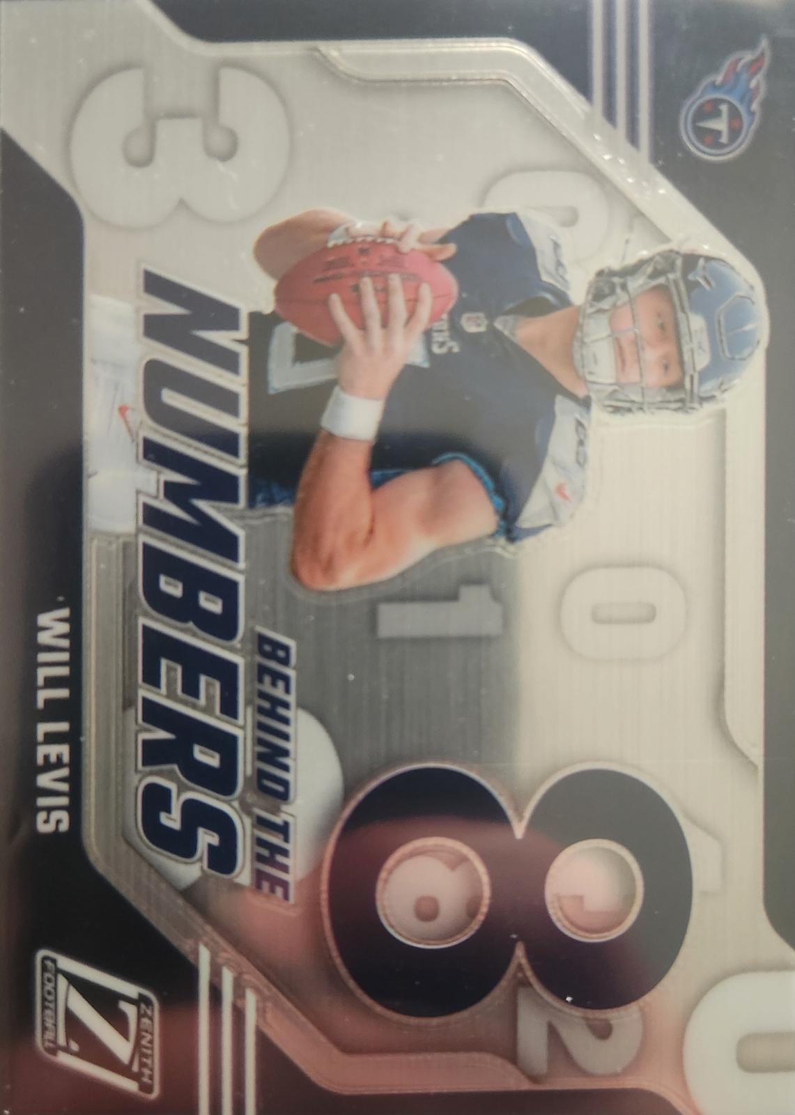 Will Levis #29 Football Cards 2023 Panini Zenith Behind the Numbers