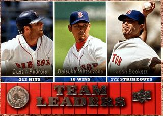 Dustin Pedroia / Daisuke Matsuzaka / Josh Beckett