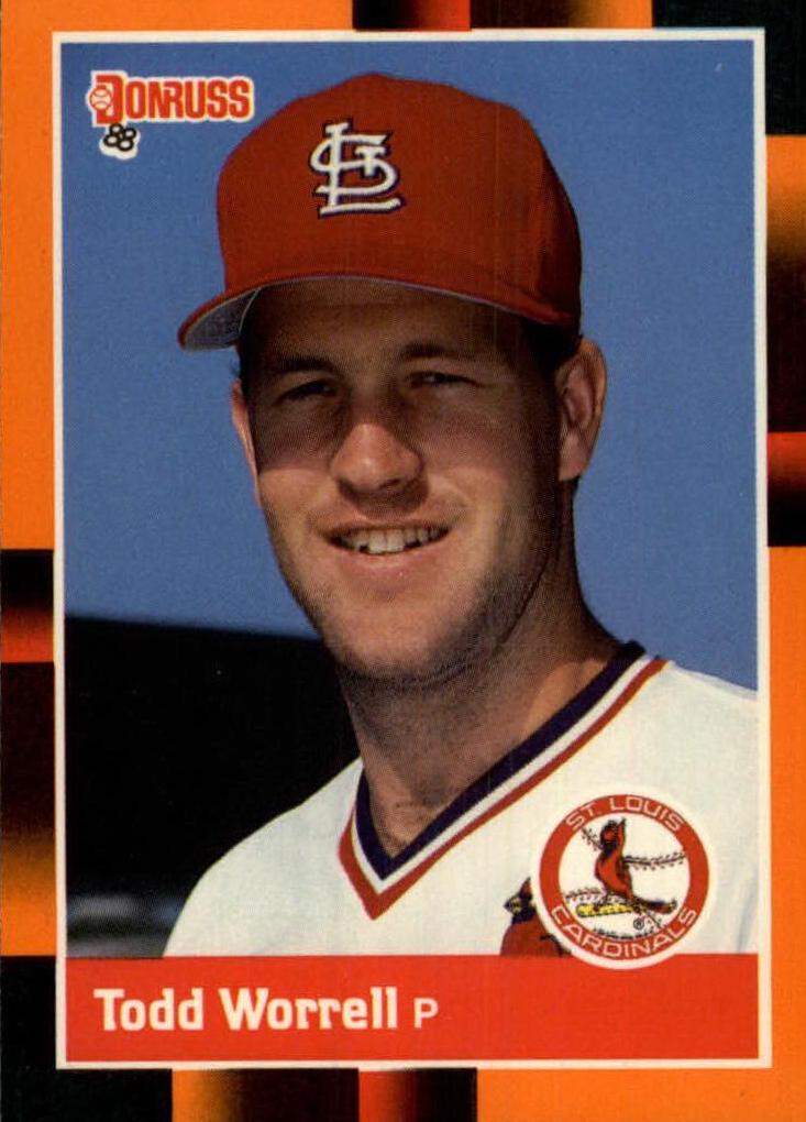 Todd Worrell #268 Baseball Cards 1988 Donruss Baseball's Best