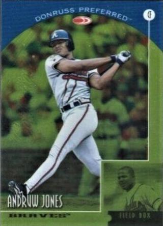 Andruw Jones #13 Baseball Cards 1998 Donruss Preferred