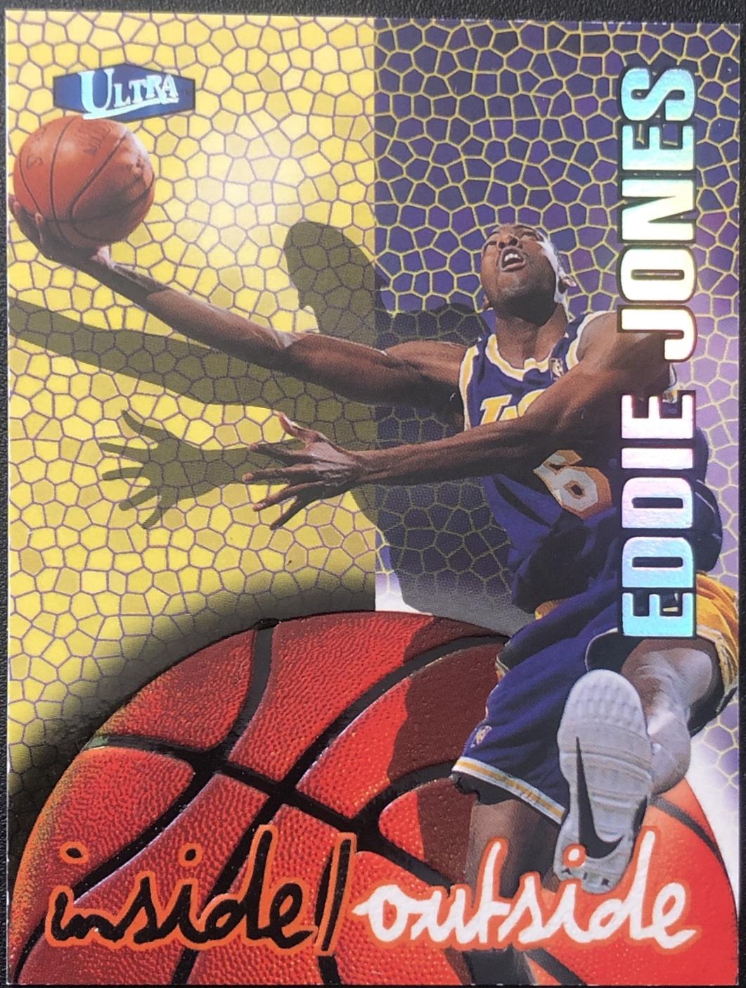 Eddie Jones #14 1997 Ultra Inside Outside Basketball