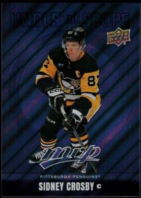 Sidney Crosby #US-26 Hockey Cards 2024 Upper Deck MVP Under the Scope