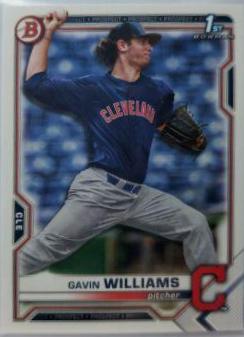 Gavin Williams #93 2021 Bowman Draft Baseball