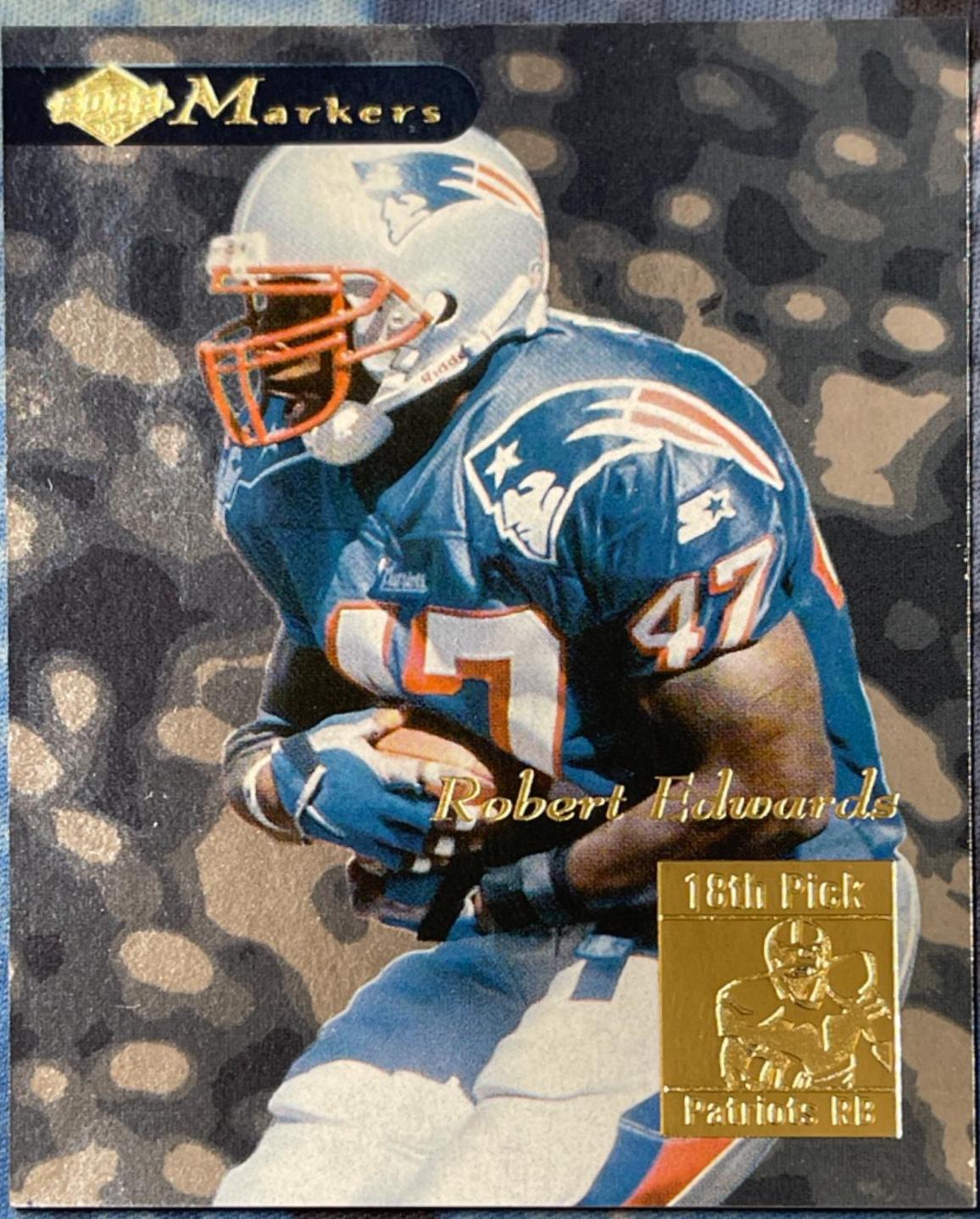 Robert Edwards #19 Football Cards 1998 Collector's Edge 1st Place Markers