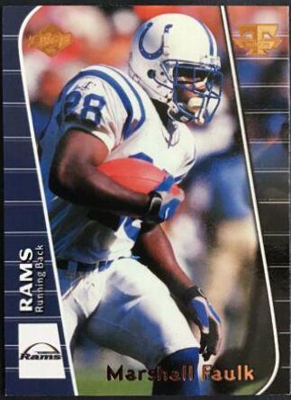 Marshall Faulk #T6 Football Cards 1999 Collector's Edge Triumph