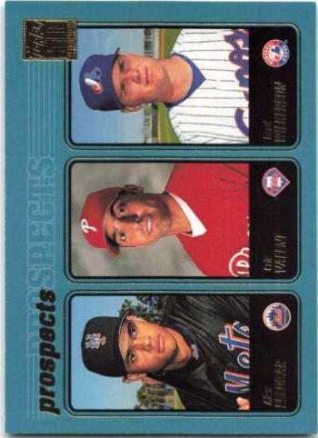 Alex Escobar, Eric Valent, Brad Wilkerson #733 Baseball Cards 2001 Topps