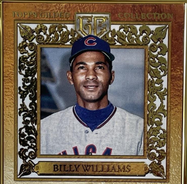 Billy Williams #HAFA-BW 2025 Topps Gilded Collection Gold Framed Hall Of Fame Autograph Baseball