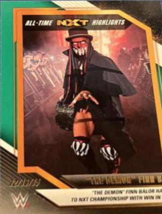 The Demon Finn Balor #19 Wrestling Cards 2022 Panini NXT WWE All Time Highlights
