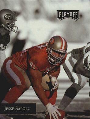 Jesse Sapolu #27 Football Cards 1992 Playoff