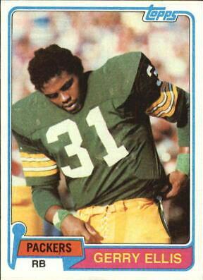 Gerry Ellis #291 Football Cards 1981 Topps