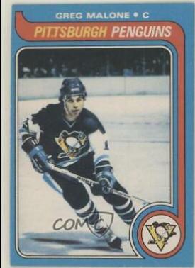 Greg Malone #9 Hockey Cards 1979 O-Pee-Chee