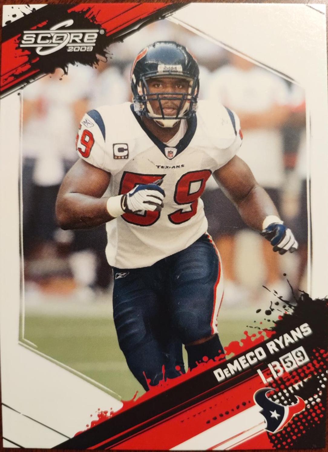 Demeco Ryans #115 Football Cards 2009 Panini Score